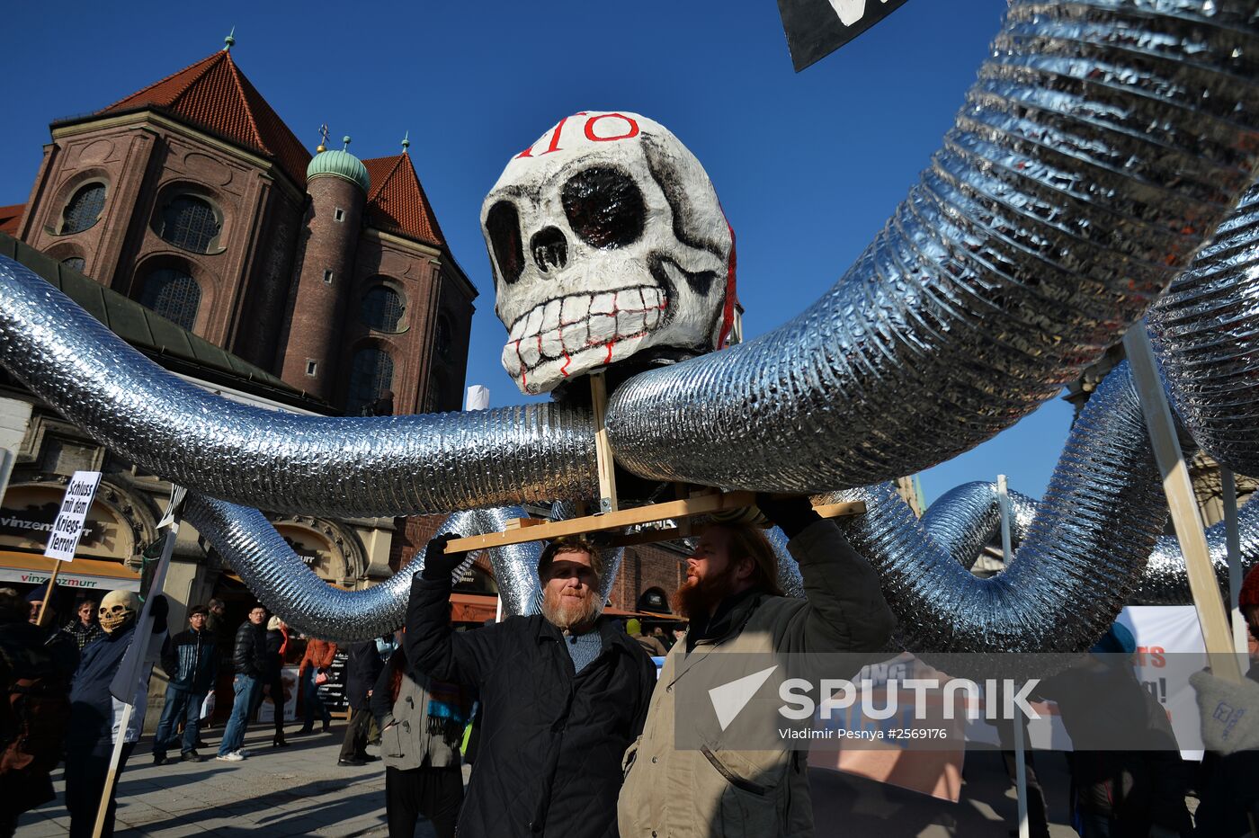 Anti-NATO protest rally in Munich