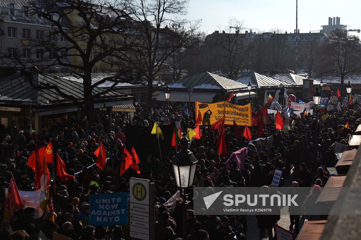 Anti-NATO protest rally in Munich