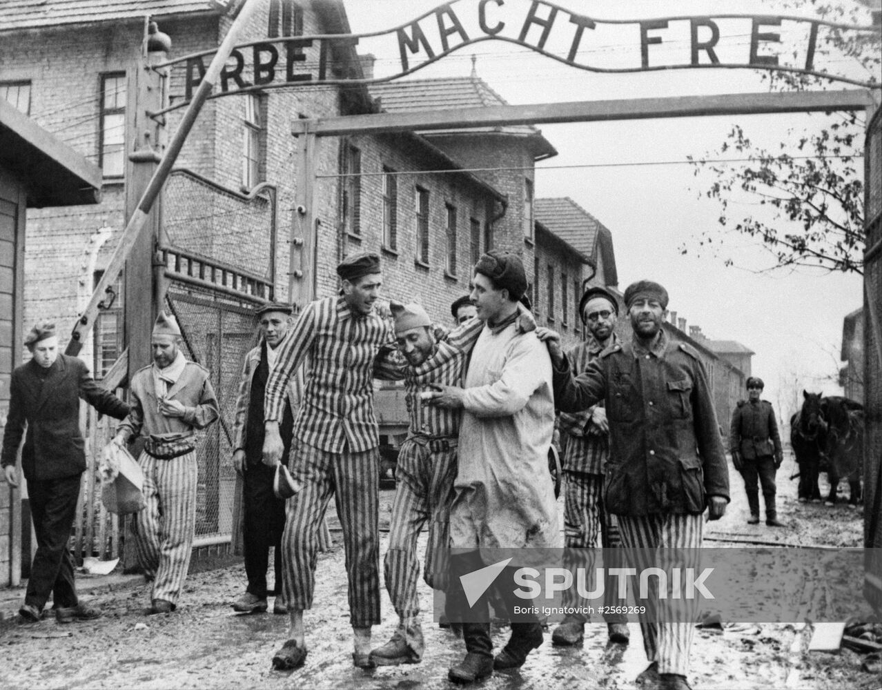 Liberation of Auschwitz prisoners