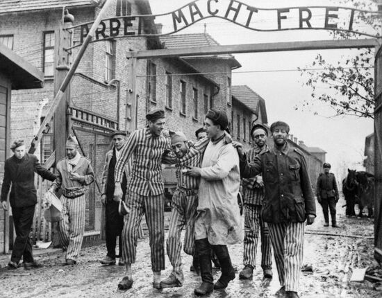 Liberation of Auschwitz prisoners