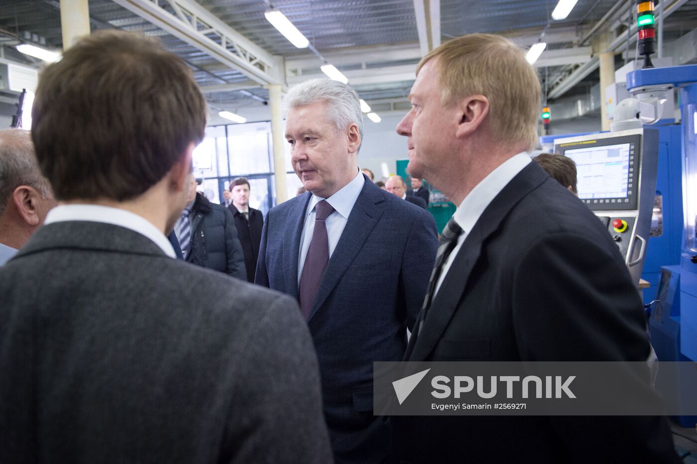 Moscow Mayor S.Sobyanin visits scientific and production center TECHNOSPARK in Troitsk