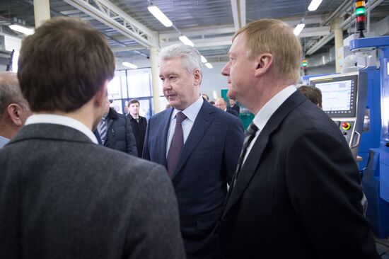 Moscow Mayor S.Sobyanin visits scientific and production center TECHNOSPARK in Troitsk
