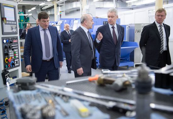 Moscow Mayor S.Sobyanin visits scientific and production center TECHNOSPARK in Troitsk