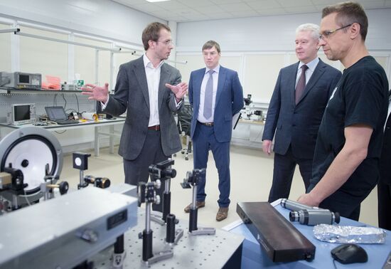 Moscow Mayor S.Sobyanin visits scientific and production center TECHNOSPARK in Troitsk
