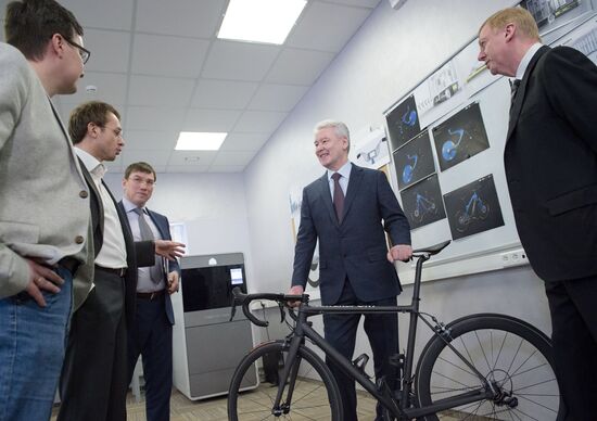 Moscow Mayor S.Sobyanin visits scientific and production center TECHNOSPARK in Troitsk
