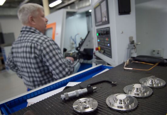 Moscow Mayor S.Sobyanin visits scientific and production center TECHNOSPARK in Troitsk