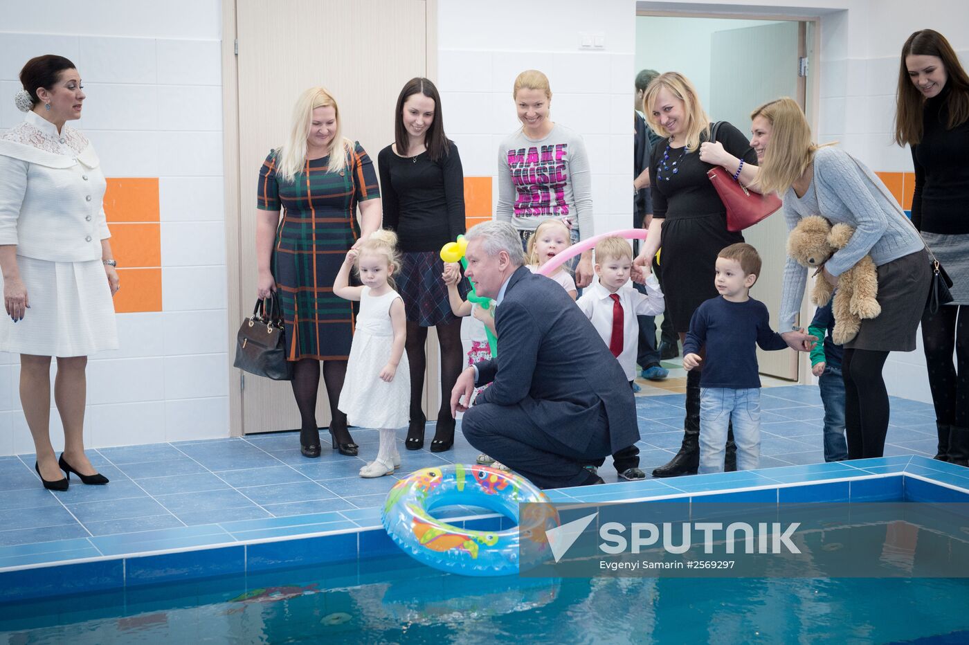 Moscow Mayor S.Sobyanin opens new kindergarten in Troitsk