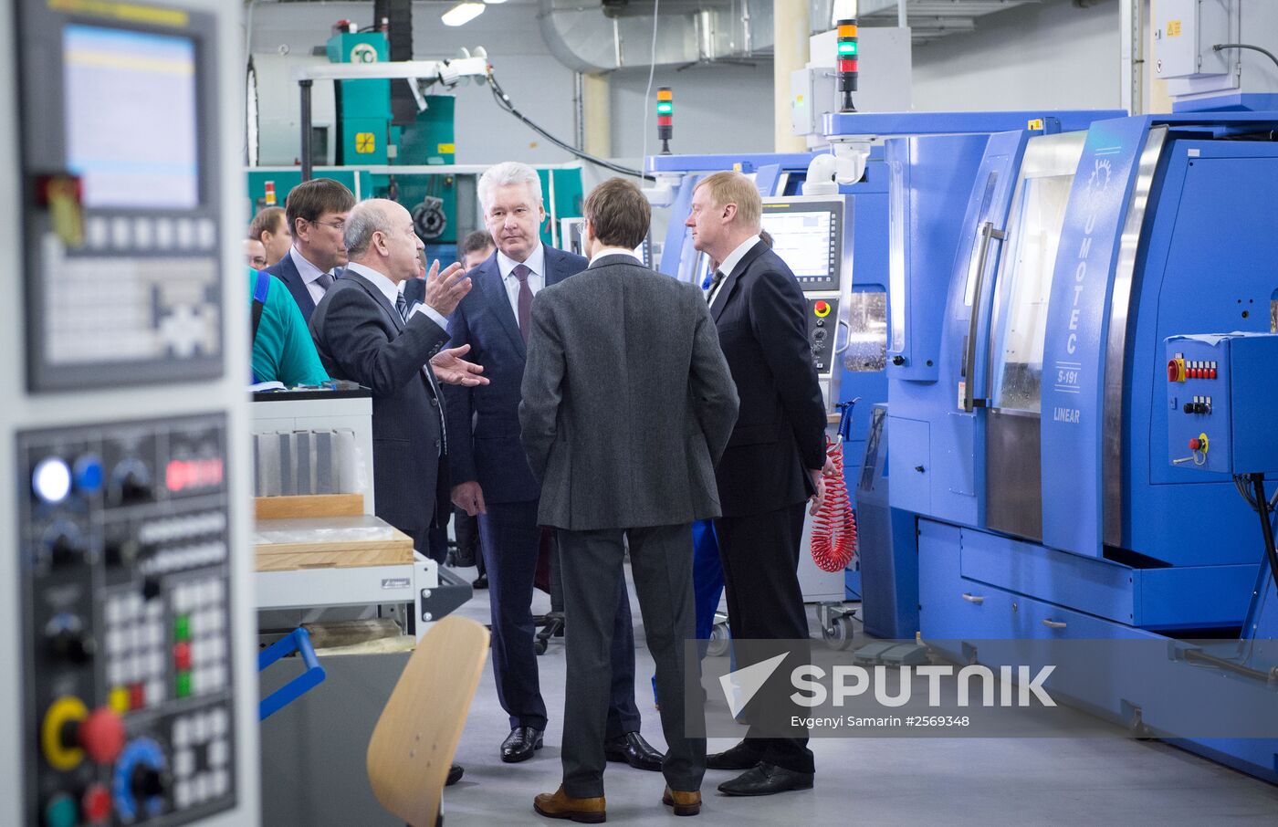 Moscow Mayor S.Sobyanin visits scientific and production center TECHNOSPARK in Troitsk