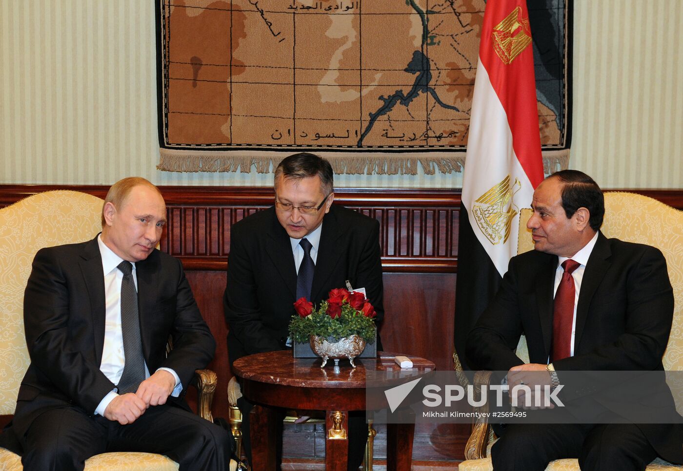 Russian President V.Putin visits Egypt