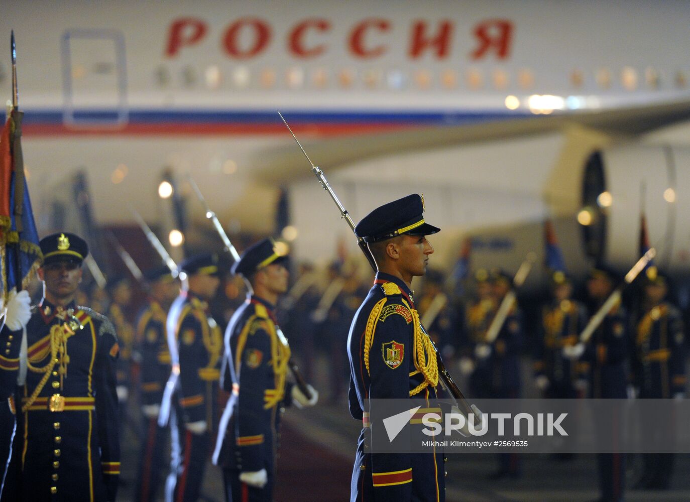 Russian President V.Putin visits Egypt