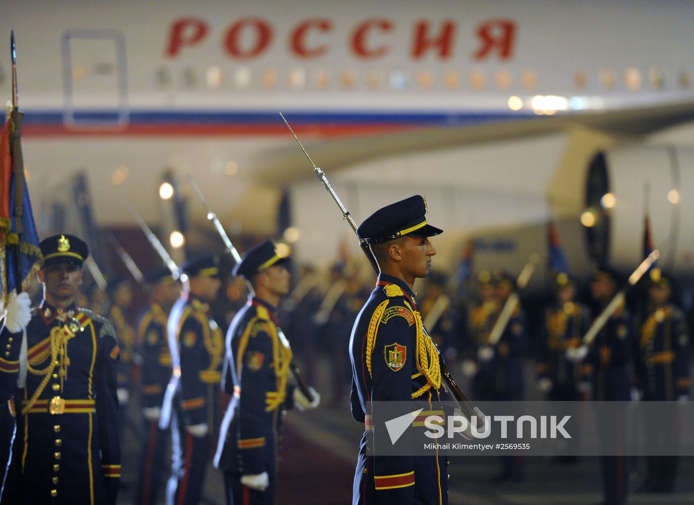 Russian President V.Putin visits Egypt