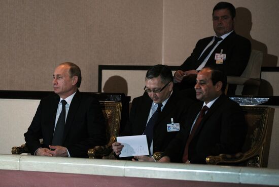 Russian President V.Putin visits Egypt
