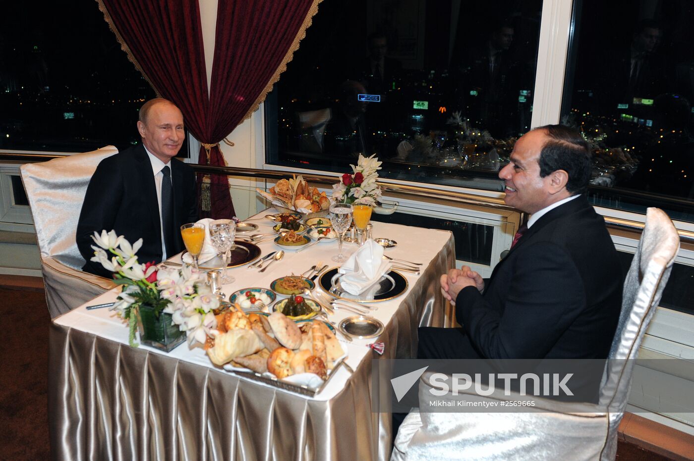 Russian President Vladimir Putin visits Egypt