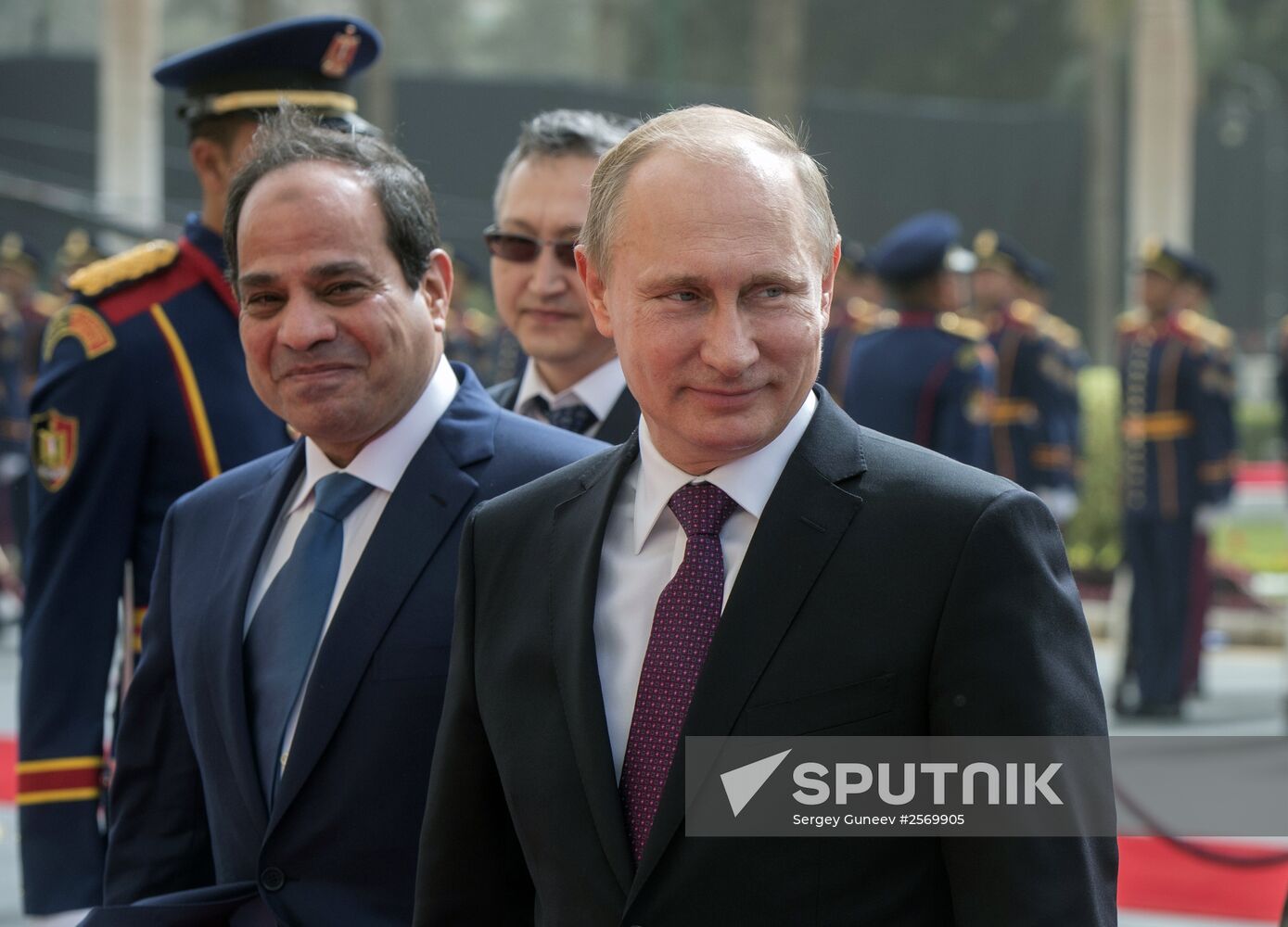 Russian President Vladimir Putin visits Egypt. Day Two