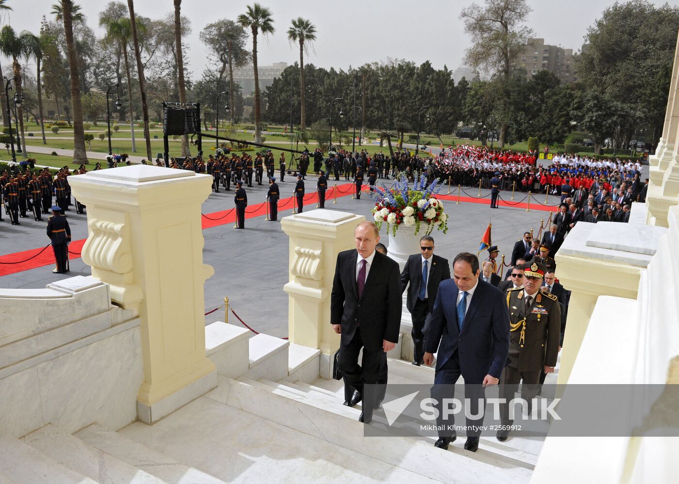 Russian President Vladimir Putin visits Egypt. Day Two