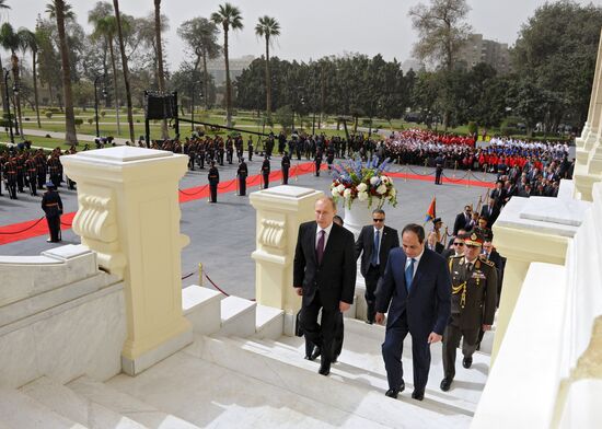 Russian President Vladimir Putin visits Egypt. Day Two