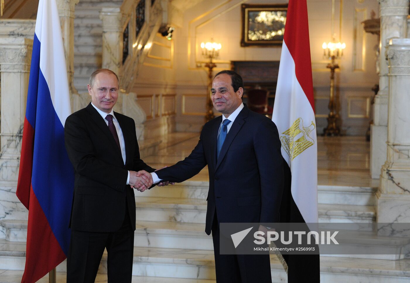 Russian President Vladimir Putin visits Egypt. Day Two