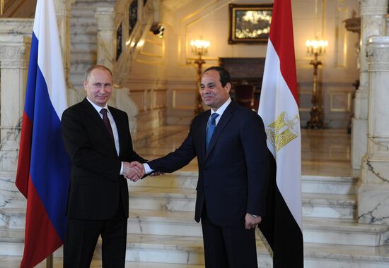 Russian President Vladimir Putin visits Egypt. Day Two