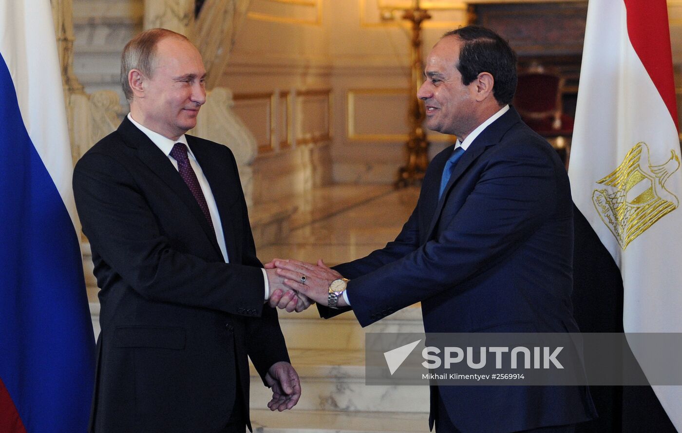 Russian President Vladimir Putin visits Egypt. Day Two