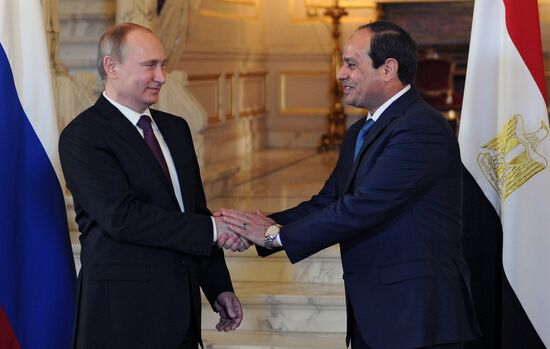 Russian President Vladimir Putin visits Egypt. Day Two