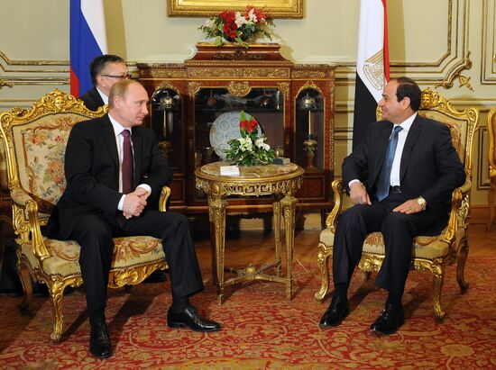 Russian President Vladimir Putin visits Egypt. Day Two