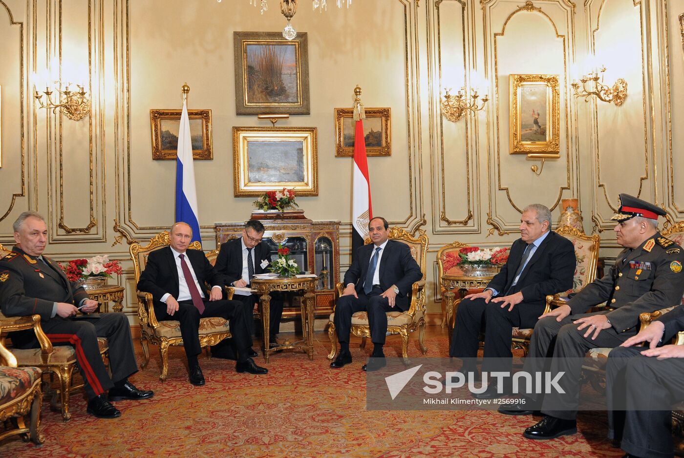 Russian President Vladimir Putin visits Egypt. Day Two