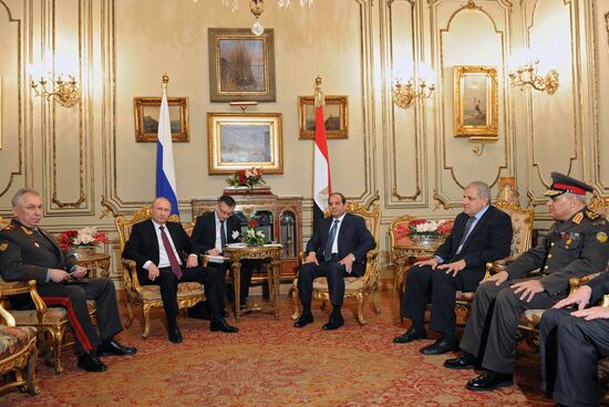 Russian President Vladimir Putin visits Egypt. Day Two
