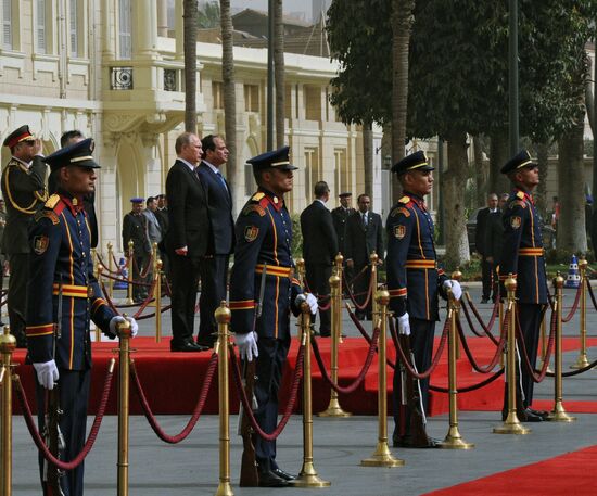 Russian President Vladimir Putin visits Egypt. Day Two