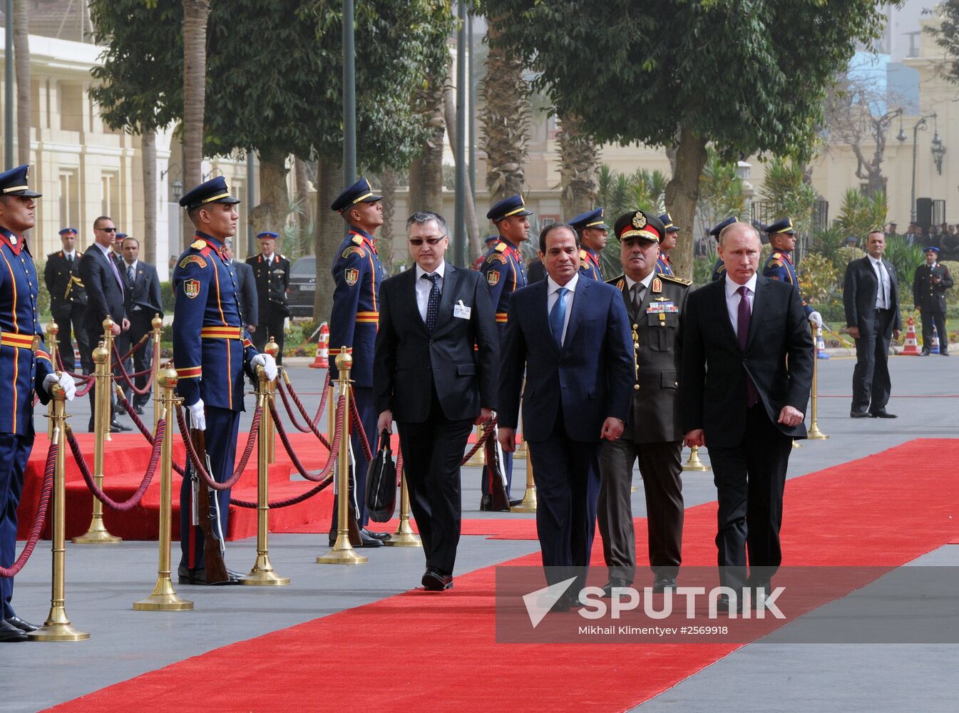 Russian President Vladimir Putin visits Egypt. Day Two