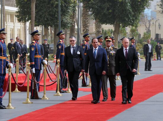 Russian President Vladimir Putin visits Egypt. Day Two