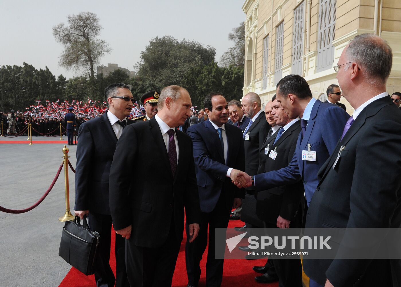 Russian President Vladimir Putin visits Egypt. Day Two