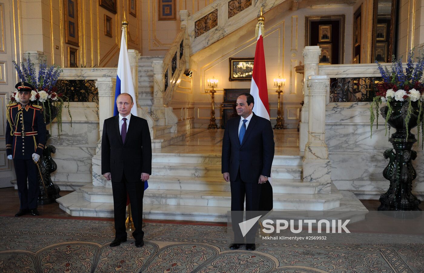 Russian President Vladimir Putin visits Egypt. Day Two