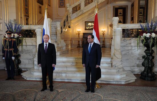 Russian President Vladimir Putin visits Egypt. Day Two