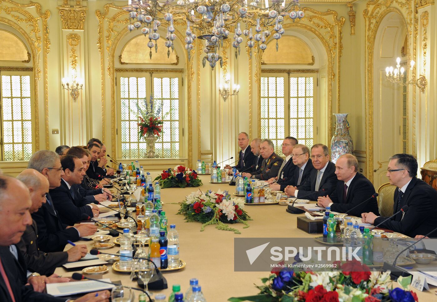 Russian President Vladimir Putin visits Egypt. Day Two