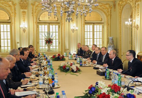 Russian President Vladimir Putin visits Egypt. Day Two