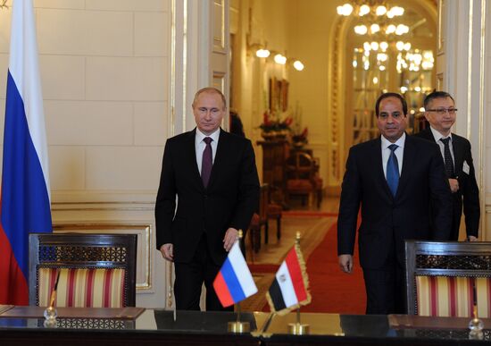 President Vladimir Putin visits Egypt. Day Two