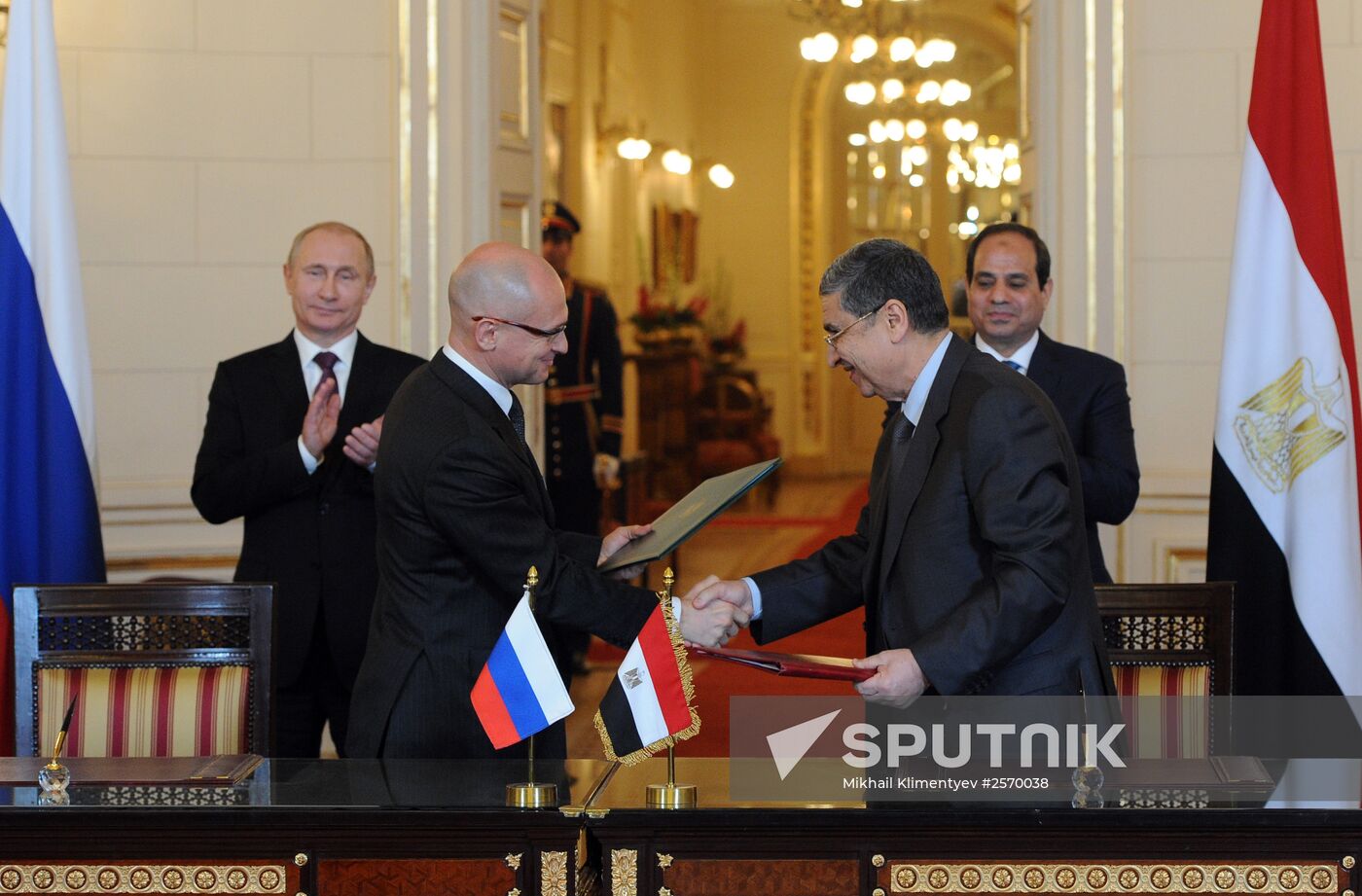 President Vladimir Putin visits Egypt. Day Two