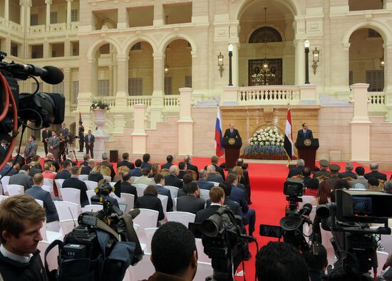 Russian President Vladimir Putin visits Egypt. Day Two