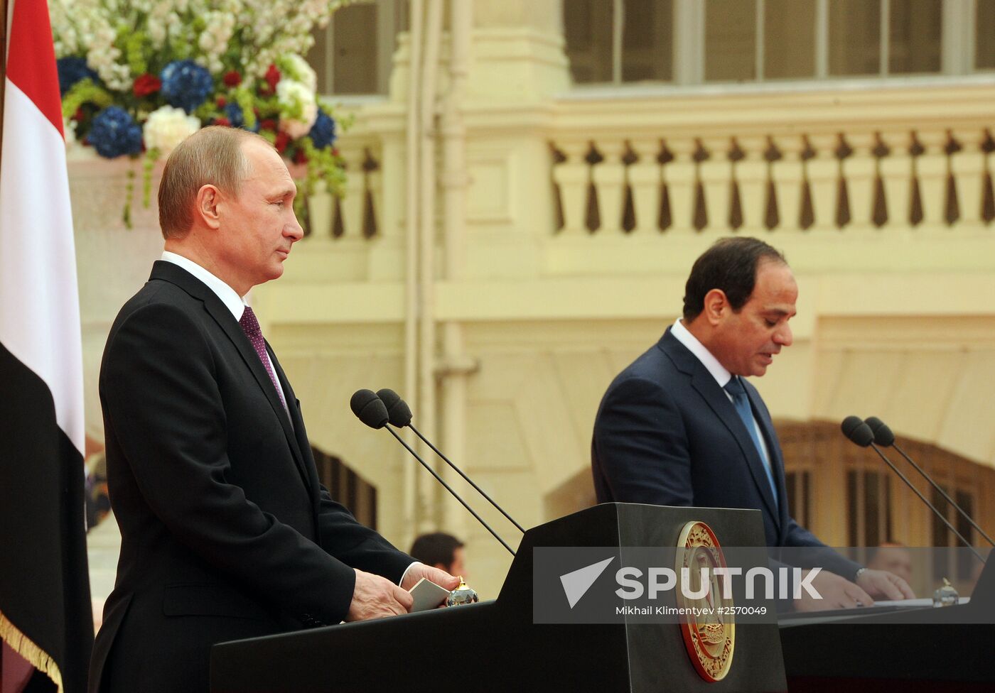 Russian President Vladimir Putin visits Egypt. Day Two