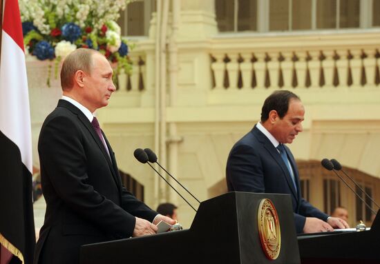 Russian President Vladimir Putin visits Egypt. Day Two