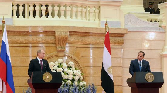 Russian President Vladimir Putin visits Egypt. Day Two