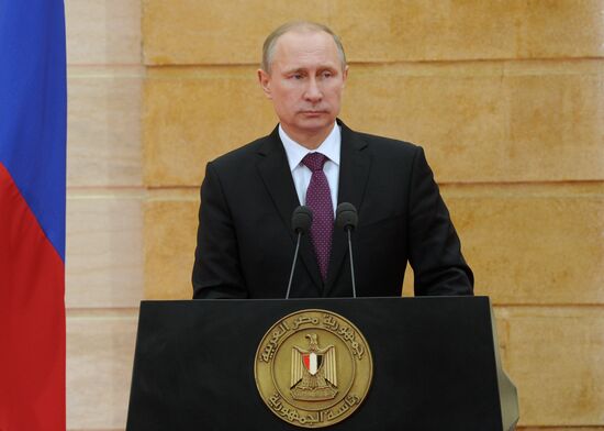 Russian President Vladimir Putin visits Egypt. Day Two