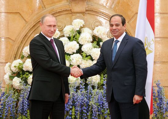 Russian President Vladimir Putin visits Egypt. Day Two