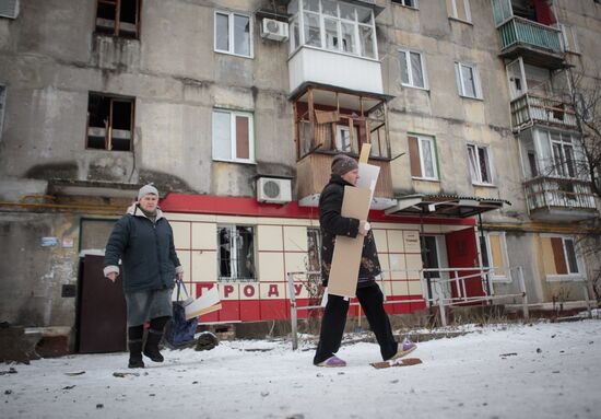 Gorlovka after shelling