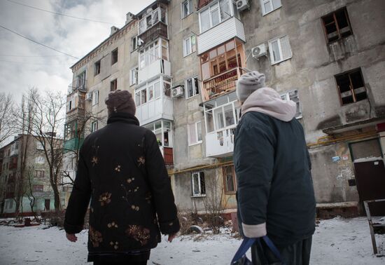 Gorlovka after shelling