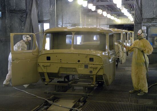Ural automobile plant in Chelyabinsk region