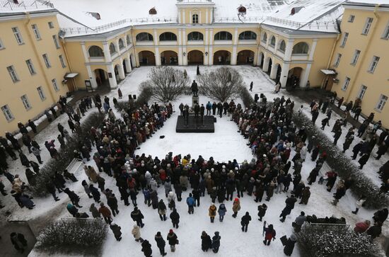 Pushkin Memorial Day in St Petersburg