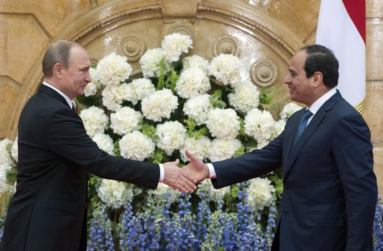 President Vladimir Putin visits Egypt. Day Two
