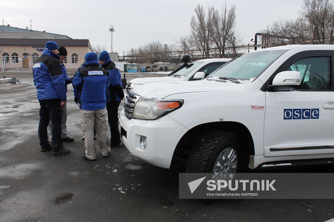 Donetsk after shelling