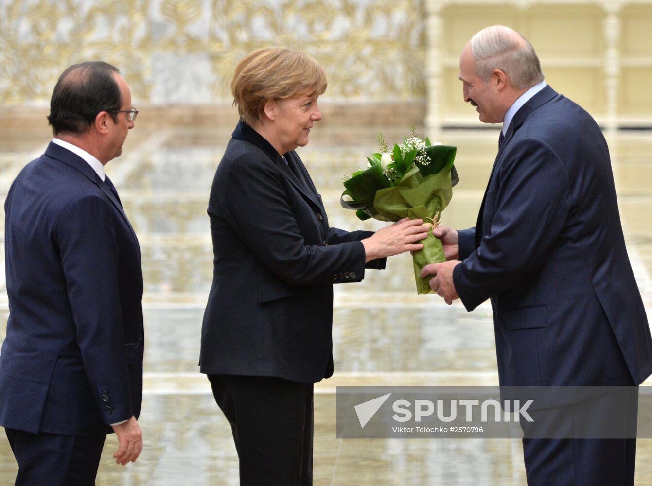 Russian, German, French and Ukrainian leaders meet for talks in Minsk